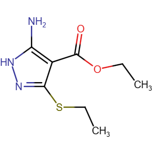 Ethyl 3-amino-5-(ethylthio)-1H-pyrazole-4-carboxylate (CAS Number: 1037765-43-7)