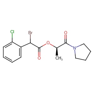 (1R)-1-Methyl-2-oxo-2-(1-pyrrolidinyl)ethyl α-bromo-2-chlorobenzene acetate (CAS Number: 1198409-05-0)